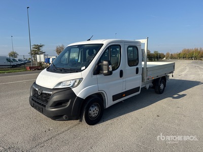 2022 Opel Movano 2.2 Crew Cab 103 KW DOKA PR L3 Flatbed Truck