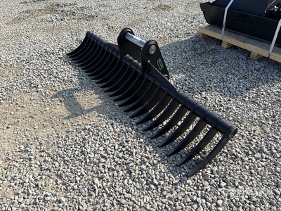 2026 Haener HBR2000-P60A Lifting Rastrillo para excavadora (Unused)