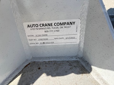 2023 Auto Crane EC-2 Truck-Mounted Service Crane (Unused)