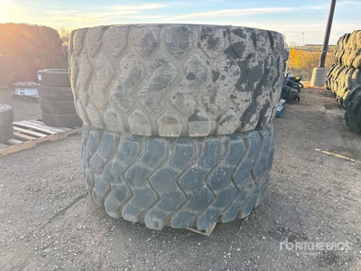 Quantity of (2) Bridgestone/Michelin 29.5R25 Tires