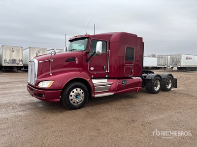 2012 Kenworth T660 6x4 T/A Sleeper Truck Tractor