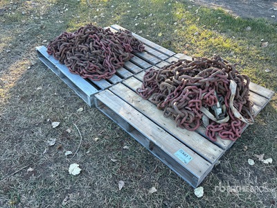 Quantity of (2) Skidder Tire Chains for 30.5-32 Tires