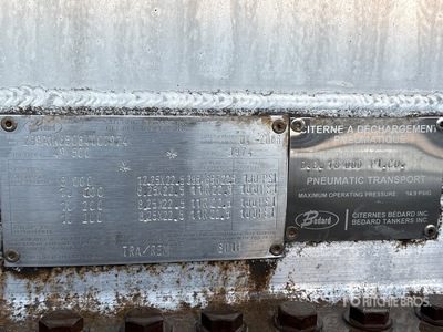 2006 Bedard Remorque Pneumatique Pour Materiaux En Vrac