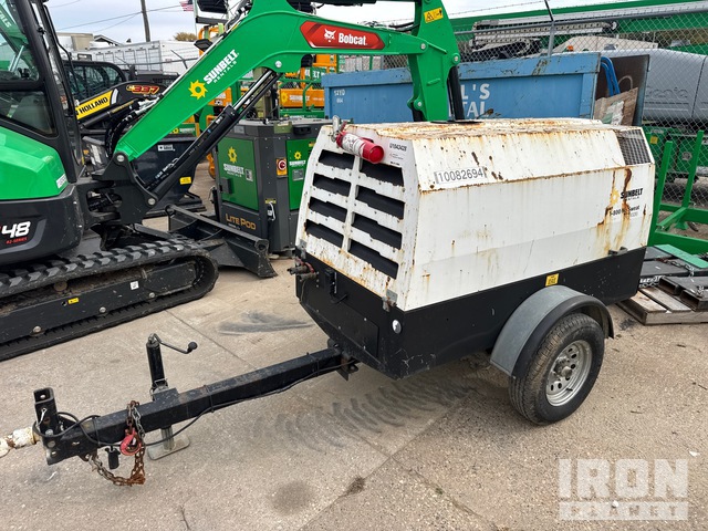2018 Rotair D185T4F 185 cfm Mobile Air Compressor