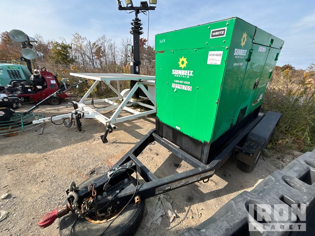 2019 MQ Power DCA45SSIU4FSG 36 kW Mobile Generator Set