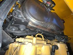 Engine with Auspuffanlage