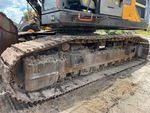 Undercarriage with Left Track Pads