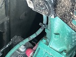 Engine with A/C Compressor