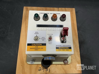 Pacific Scientific 19207SOCN12352253-1 Test & Alarm Panel Assembly