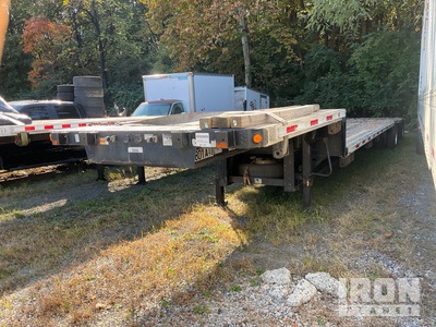 2006 Fontaine 1DFT-6-8048WSAWK 80000 lb 48 ft T/A Spread Axle Step Deck フラットベッドトレーラー