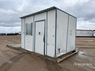12 ft x 8 ft Skid-Mounted Job Shack