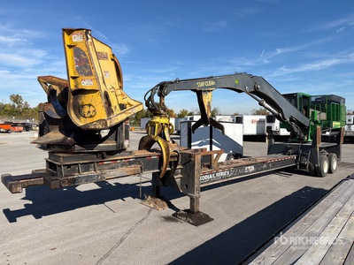 2020 John Deere 437E Trailer Mounted Heel Boom محمل جذوع مثبت على مقطورة