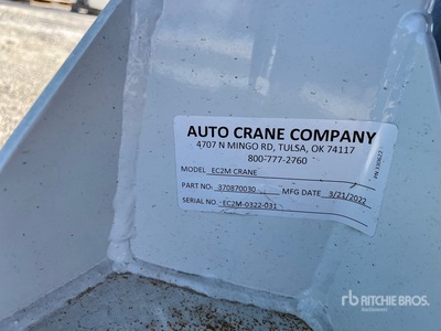 2022 Auto Crane EC2M Crane Truck-Mounted Service Crane