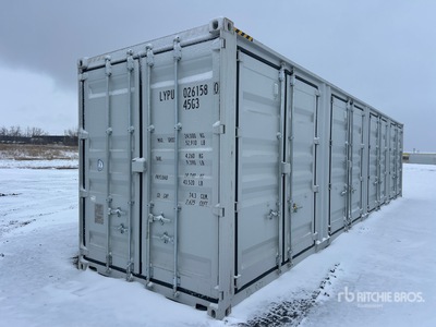 2026 40 ft High Cube Multi-Door Storage Container