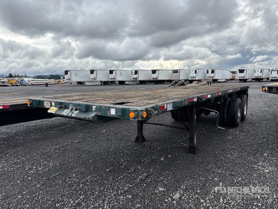 1984 Transcraft 28 ft T/A Remorque à plateau