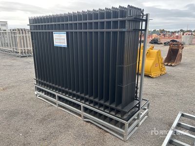 Quantity of (16) KJ 10 ft x 7 ft Powder Coated Fencing