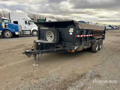 2014 Griffin 16 ft T/A Tipping Utility Trailer