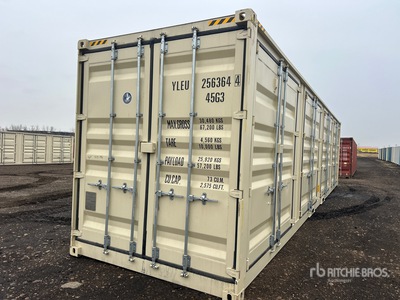 2026 40 ft High Cube Multi-Door Storage Container