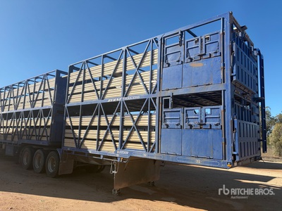2020 Byrne Tri/A B-Double Lead Livestock Trailer