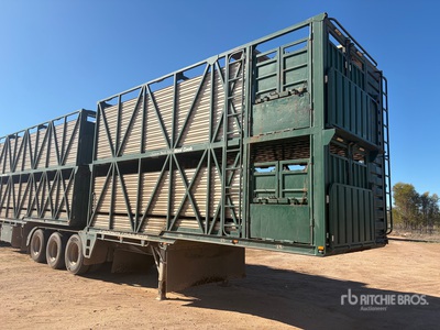 2018 Byrne Tri/A B-Double Lead Livestock Trailer