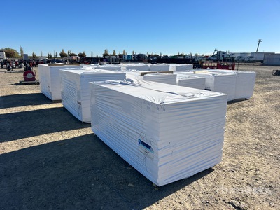 Quantity of (12) Pallets of 96 in x 48 in Polyiso Insulation معدات بناء متنوعة