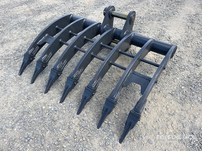 2026 Warrior WBRC05-1000 39 in Râteau d'excavatrice - Fits Cat 305 / 5 - 6 ton (Unused)