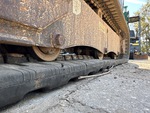 Undercarriage with Left Track Rollers