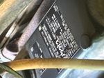 Engine with Emission Label