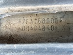 General Appearance with Frame Stamp Serial Number/VIN Photo