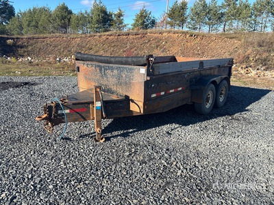 2004 Southland 13 ft 7 in T/A Dump Utility Trailer