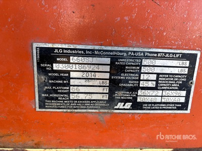 JLG Telescopic Boom Lift