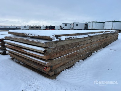 Quantity of (7) 8 ft x 40 ft Rig Mats