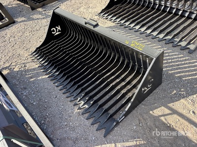 2026 Kit Containers QT-SB-H72-F 72 in Rock Skid Steer Bucket (Unused)