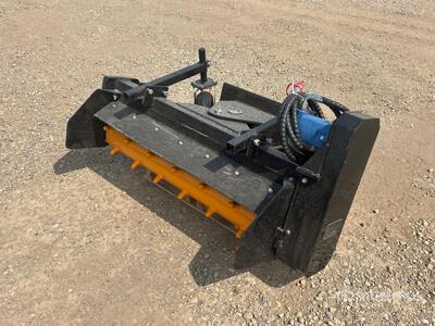 2027 GIYI GY-LPR42 Mini Skid Steer Power Rake (Unused)