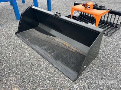 2026 Kit Containers QT-SNB-84 84 in Snow/Litter Skid Steer Bucket (Unused)