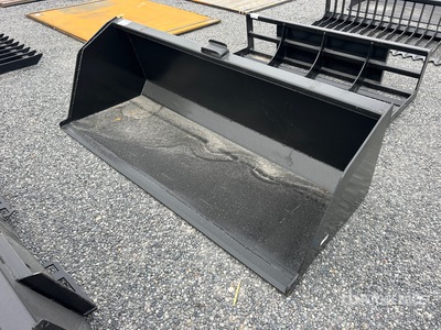 2026 Kit Containers QT-SNB-84 84 in Snow/Litter Skid Steer Bucket (Unused)