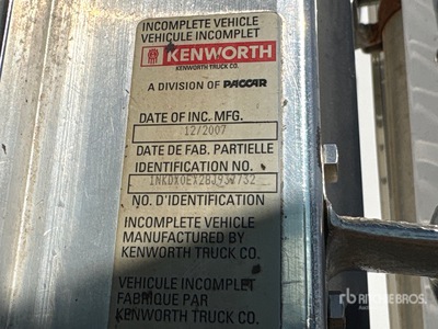 2008 Kenworth T800 Vacuum Tanker Truck