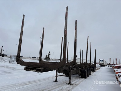 2001 Altek 31 ft Super B-Train Lead Hayrack Remorque à bois