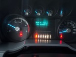 Cab with Luces de advertencia del motor