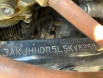General Appearance with Frame Stamp Serial Number/VIN Photo