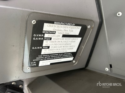 1996 Orion 4x2 Bus