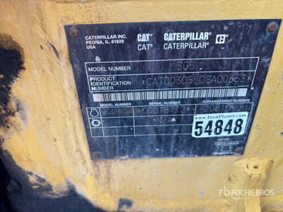 2003 Cat 305 CR Mini Excavator