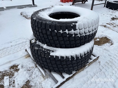 Quantity of (2) Goodyear Unisteel 17.5R25 Reifen