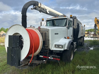 VACALL AJV1215 on 2018 Kenworth T800 6x4 Vacuum Excavator Truck