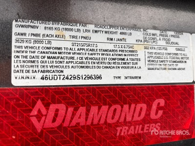 2025 Diamond T/A Plataforma Basculante