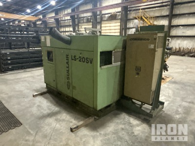 Sullair LS-20SV Skid-Mounted Electric Air Compressor