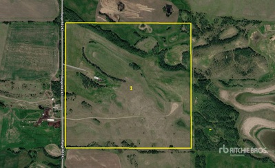 Delburne, AB SW 23-37-24-W4 160 +/- Acres on Title Home Quarter