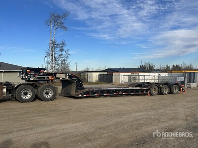 2022 Aspen 50 ton Tri/A Removable Gooseneck dieplader