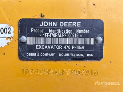 2023 John Deere 470 P-Tier VG Tracked Excavator
