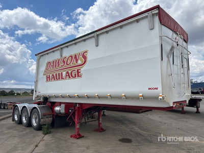 2023 Moore 6.45 m Tri/A B-Double Lead End Dump Trailer